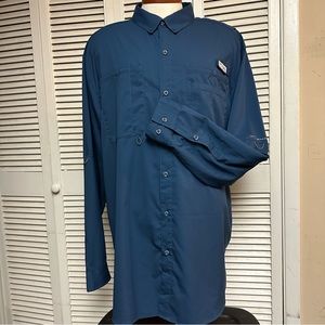 Columbia PFG Size 2X Tall Omni Shade Long Sleeve